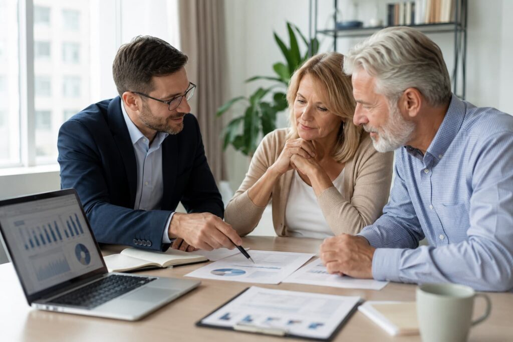 financial adviser for pension